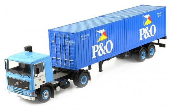 Volvo F10, P&O, Container Saddle Train, 1983